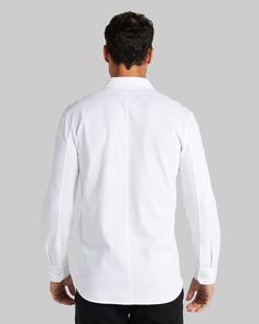 Look polished in any setting with our Bayside Oxford Long Sleeve Button Down. Featuring a sharp design and pique surface texture, this versatile shirt is ideal for year-round wear, effortlessly transitioning from day to social hour. Sharp Design, Look Polished, Modern Fit, Button Downs, Oxford, Texture, Long Sleeve, How To Wear, Design