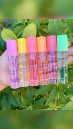 Oil Lip Gloss, Kawaii Fruit, Lip Oils, Homemade Lip Balm