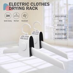 Electric Clothes Drying Rack (50% OFF Promotion) - Veooy Portable Clothes Dryer, Portable Dryer, Drying Racks, Christmas Promotion, Delicate Clothes, Clothes Drying, Clothes Dryer, Clothes Drying Racks, Smart Outfit