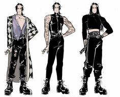 Vampire Men Outfit, Punk Vampire Aesthetic, Punk Male Character Design, Goth Tattoo Ideas Men, Villian Outfits Male, Demon Outfit Male, Male Punk Outfits, Punk Oc, Punk Fashion Male