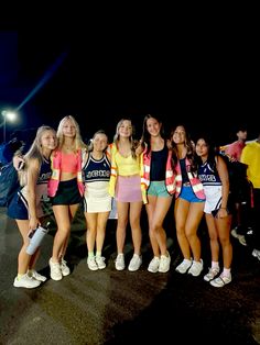 #friends #fnl #neon #footballgameoutfits Football Game Outfit, Neon