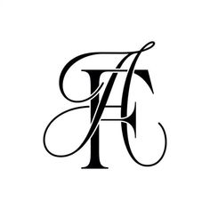 the letter f is made up of two letters, one in black and white ink