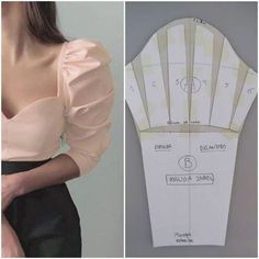 the back of a woman's blouse and measurements for her top, as well as an image of how to measure it