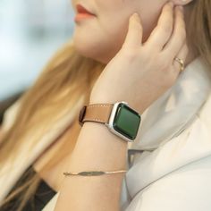 The iconic, Mano leather band wraps your apple watch elegantly around your wrist, providing a comfortable feeling that looks great. With plenty of colors to choose from any taste can be met with the Mano leather band. Features: Top Genuine Leather: Made of high-quality genuine leather, the classic design is simple and comfortable, suitable for all occasions. Easy to install / uninstall, no tools required. Two tone colors give a unique look to your apple watch Comfortable, lightweight and tough Single Tour Loop Suitable for all occasions Brand New and High Quality. Fits Wrist Size: 4.92"- 7.08" (125mm-180mm) Compatible With: Apple Watch Series 1, 2, 3, 4, 5, 6, 7, 8, 9, Ultra, Ultra 2, SE & SE2 Elegant Leather Strap Apple Watch Band For Business, Trendy Adjustable Leather Strap Apple Watch Band, Adjustable Leather Apple Watch Band With Wrist Strap, Trendy Black Leather Strap Apple Watch Band, Leather Watch Bands With Adjustable Strap, Rectangular, Apple Watch Series 1, Apple Watch Series, Leather Band, Apple Watch Bands