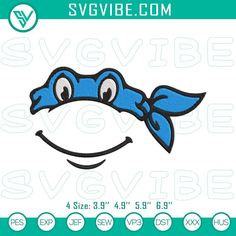 a smiling blue fish with big eyes and a smile on it's face is shown in