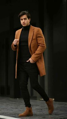 #mensfashion #blackpant #brownshoes #blackfashion #longsuit #longbrownsuit Fall Outfits Men Streetwear, Fall Business Casual Outfits, Leather Jacket Outfit Men, Outfits Men Streetwear, Mens Dress Outfits, Business Casual Fall, Brown Suit, Upscale Fashion