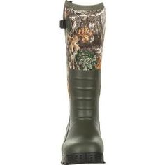 Rocky Men's Sport Pro Rubber 16" Waterproof Side Zip Hunt Boot - Realtree Edge Camo - RKS0383 On Sale Now! This Item Ships FREE! The Rocky Sport Pro Waterproof Rubber in Realtree Edge camo is a great addition to a tradition of quality hunting boots. Built with features like an aggressive multi-directional dual-density outsole, vulcanized rubber foot with added protection over key wear areas, and a 5mm neoprene shaft and you can see why you'll feel like a pro wearing them. Add to this an open cel Hunting Boots, Rubber Rain Boots, Side Zip, Rocky, Density, Camo, Hunting, On Sale, Ships