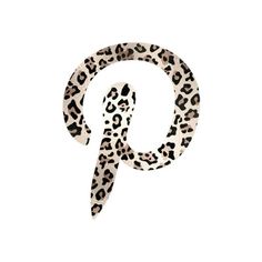 the letter q is made up of an animal print