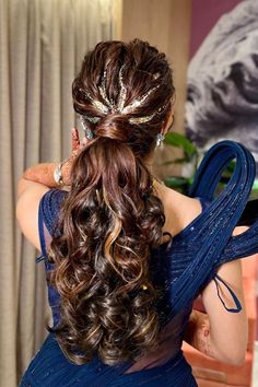 Stylish Ponytail, Bridal Hair Buns, Open Hairstyles