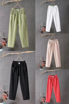 Match: Women's solid color pants are all math, which you can pair with crop top, camisole, sandals, slippers to create a casual and comfortable style, or pair with high heels to create a chic look.
Occasion: Perfect for yoga, workout, lounge, running, hiking, athletics, exercise, fitness, casual wear. Suitable for all seasons. High-waist Sweatpants With Pockets, Non-stretch Straight Sweatpants With Pockets, Ankle-length Pants With Pockets For Loungewear, Ankle-length Loungewear Bottoms With Pockets, Ankle-length Lounge Pants With Pockets, Relaxed Fit Straight Leg Harem Pants In Solid Color, Casual Loungewear Bottoms With No Elasticity, Baggy Solid Bottoms With Comfort Waistband, Relaxed Fit Ankle-length Bottoms With Pockets