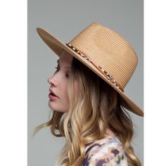 *Ruggine* Gorgeous Featuring A Double Trim With Animal Print And Wide Brim With Inner Adjustable Band Panama Hat *100% Paper *Approx. Circumference 22.5" Crown Height 4.5" Brim 3.25" *Adjustable Band *Imported Trendy Lightweight Brown Hats, Lightweight Brown Hats For Spring, Lightweight Brown Spring Hat, Casual Hats For Day Out In Fall, Casual Fall Hat For Day Out, Canada Goose Hat, Vacation Hat, Straw Panama Hat, Cute Beanies