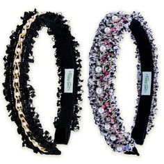 Confetti Headbands for Girls, Black Pearl Hair Bands for Kids, Girls , Teen, Tween Size: one size.  Gender: female. Hair Bands For Kids, Black Hair Band, Braided Headbands, Headbands For Girls, Christmas Hair Accessories, Fit Kids, Hard Headbands, Winter Headbands, Beaded Headband