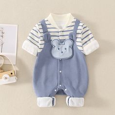 2 Piece Romper, Spring Baby, Baby Boy Fashion, Baby Outfits Newborn, Baby Outfits