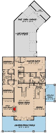 the floor plan for this modern home is very large and has two levels that are connected to