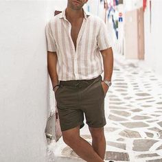 Bermuda Jeans, Men Fashion Casual Outfits, Summer Outfits Men