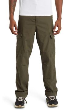 Combat Style Cotton Cargo Pants, Cotton Combat Cargo Pants, Cotton Combat Cargo Pants Full Length, Utility Cargo Pants For Hiking, Straight Leg, Combat Style Full-length Cotton Cargo Pants, Military Cotton Parachute Pants For Outdoor Activities, Cotton Military Parachute Pants For Outdoor, Cotton Military Parachute Pants For Outdoor Activities, Relaxed Fit Cargo Pants With Multiple Pockets For Hiking