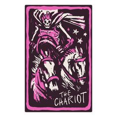 The Chariot card in a skeleton-themed tarot PNG Design Tarot Tshirt, The Chariot Tarot Card, Chariot Tarot, Tarot Card Artwork, Cartoon Ideas, Tarot Art, Drawing Inspo