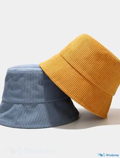 OrcaJump - Unisex Classic Solid Corduroy Bucket Hat - Autumn Winter Outdoor Panama Harajuku Style Fishing Cap for Women and Men Fishing Bucket Hat, Beach Bucket Hat, Fishing Cap, Corduroy Bucket Hat, Outfits Female, Outdoor Cap, Flats Patterns, Fisherman Hat, Casual Hat