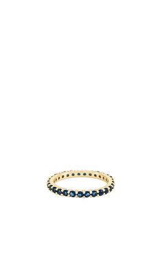 THE M JEWELERS NY THE M JEWELERS NY THIN COLORED BAND IN METALLIC GOLD.. #themjewelersny Ring Crystal, Price Match, Gold Vermeil, Blue Gold