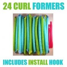 Curl Formers Perfect Curls For Long And Short Hair Green And Blue Hair, Hair Curlers Rollers, Hair Curl, Blue Beauty, Goddess Hairstyles, Body Hacks