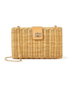 lou-tan-wicker-clutch_product.jpeg Chic Everyday Clutch With Braided Handles, Chic Clutch With Braided Handles For Everyday, Chic Woven Leather Rattan Shoulder Bag, Chic Rattan Bags With Woven Leather, Trendy Rectangular Clutch With Braided Handles, Elegant Rectangular Straw Bag For Day Out, Chic Woven Clutch For Spring, Rectangular Woven Leather Bag For Day Out, Chic Rectangular Rattan Straw Bag