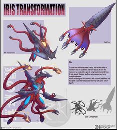 the concept art for iris transformation