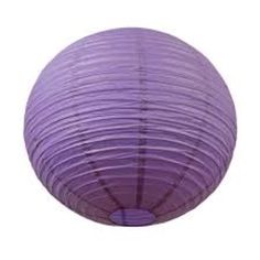 a purple paper lantern is shown against a white background