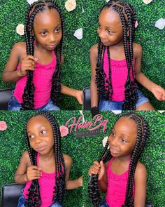 Zig Zag Braids, Aaliyah Hair, Big Box Braids Hairstyles, Kid Styles, Ball Hairstyles, Fully Booked