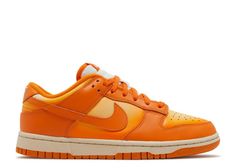 Wmns Dunk Low 'Magma Orange' - Nike - DX2953 800 - magma orange/magma orange/pearl white | Flight Club Magma Orange Dunks, Orange Dunks, Campus Adidas, Orange Sneakers, Sneakers Vans, Orange Shoes, Sneakers Adidas, Air Jordan 3, Jordan 5