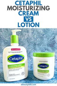 Cetaphil Moisturizing Cream vs Lotion Cetaphil Cream, Cetaphil Lotion, Cetaphil Moisturizer, Vs Lotion, Cetaphil Moisturizing Cream, Lotion Skin Care