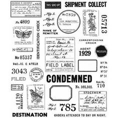 stamps that have been used to create the stamps for different types of stamps and numbers