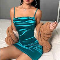 Wonder Girl on Storenvy Satin Bodycon Dress, Evening Mini Dresses, Spaghetti Strap Bodycon Dress, Marine Uniform, Short Bodycon Dress, Mini Robes, Foto Poses, Silk Mini Dress, Hoco Dresses