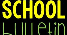 a neon sign that says school rules in green and yellow lettering on a black background