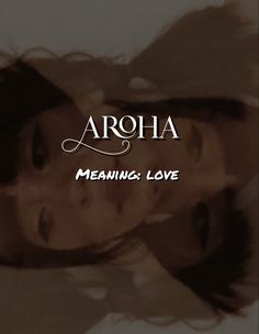 the cover art for aria's meaning love album