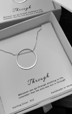 Handmade by Artisan, Danielle Nicole Enright, this unique necklace features a circular pendant with chain running through the middle. Strung on 15” sterling silver Rolo chain with a 2” extender. ABRAU brand tag attached. Lobster clasp closure. Minimalist style, filled with symbolism. Wear alone or layered with other necklaces. Minimalist Circle Chain Necklace With Adjustable Chain, Minimalist Circular Chain Necklace With Adjustable Chain, Everyday Clavicle Chain Jewelry, Everyday Circle Necklace With Chain, Gift Necklace With Adjustable Chain And Open Circle, Sterling Silver Clavicle Chain Necklace Gift, Open Circle Necklace With Adjustable Chain For Gifts, Sterling Silver Circle Jewelry As Gift, Sterling Silver Circle Jewelry For Gifts