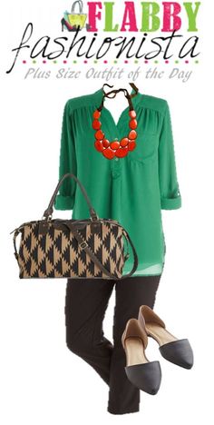 Plus Size Outfit of the Day – Green for Spring Fall Fashion For Work, Fashion For Work, Mode Ab 50, Áo Blu, Plus Size Fashion Tips, Mode Tips, Outfits To Copy, Plus Size Fall Fashion, Look Plus Size