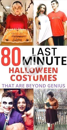 the book cover for 80 last minute halloween costumes that are beyond genius