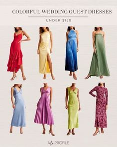 Colorful Wedding Guest Dresses // Abercrombie, spring wedding, spring wedding guest, wedding guest dress, wedding guest dresses, spring dresses, summer dresses, summer wedding Wedding Guest Dresses Spring, Spring Wedding Guest Dresses, Abercrombie Outfits, Dress Shorts Outfit, Midi Dress Outfit, Spring Wedding Guest, Spring Wedding Guest Dress