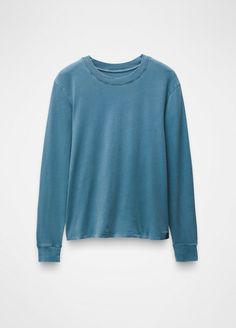 This Soft Long Sleeve T-shirt Is An Elevated Staple Made From 100% Regenerative Organic Certified Cotton. Long Sleeve Washed Tops With Relaxed Fit, Relaxed Washed Tops For Fall, Casual Long Sleeve Washed Top, Comfortable Washed Tops For Fall, Washed Black Relaxed Fit Tops For Layering, Relaxed Long Sleeve Tops For Casual Gatherings, Comfortable Acid Wash Top For Loungewear, Relaxed Fit Washed Blue Top For Loungewear, Acid Wash Long Sleeve Tops For Loungewear