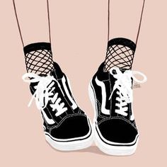 © Petite Bohème #illustration #drawing #sketch #minimal #fashion #fashionillustration #shoes #shoesaddict #vans #vanslovers #ootd #ootdfashion #lookoftheday #sneaker #socks #teenager #teen Vans Wallpaper, Tumblr Drawings, Shoes Wallpaper, Smells Like Teen Spirit, Shoes Drawing, Tumblr Wallpaper, Shoes Adidas, Shoe Art, Drawing Tutorials