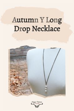 Autumn Y Long Drop Necklace Casual Business Attire, Long Drop Necklace, Chic Fashion, Business Attire, Drop Necklace, Boho Chic Fashion, Brass Color