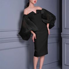 Pattern Type: Solid
Sleeve Style: Puff Sleeves
Neckline: Notched
Length: Midi
Material: Polyester, Organza
Composition: Polyester 85%, Organza 15% Organza Puff Sleeves, Glamorous Party, Party Dress Long Sleeve, Puff Sleeve Dresses, Party Dress Long, Boho Maxi Dress, Two Piece Dress, Bandage Dress, Piece Dress