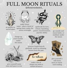 Moon Cycle Calendar, Full Moon Rituals, Moon Cycle, Full Moon Ritual