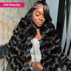 Expertly crafted with 100% human hair, the Ishow 40 Inch Long Human Hair Wigs offers a stunningly natural look and feel. The 5x5 HD invisible lace closure ensures a seamless and undetectable hairline, while the 250% density adds incredible volume and body to your style. Choose from body wave, deep wave, straight, or loose deep for your desired look. Pre-plucked and glueless for easy wear and maintenance. Product Details Brand: Ishowbeauty Hair Material: 100% human hair from one donor Hair Color: Long Human Hair Wigs, Invisible Lace, Lace Front Human Hair Wigs, Lace Front Human Hair, Lace Closure Wig, Closure Wig, Deep Wave, Lace Frontal Wig, Frontal Wigs