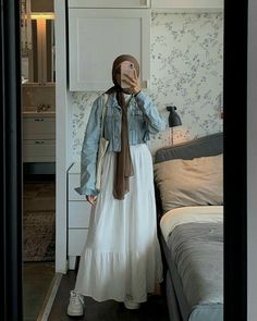 Hijabi Summer, Modest Outfits Muslim, Muslimah Fashion Casual, Outfits Muslim, Hijab Fashion Summer, Estilo Hijab, Hijabi Fits, Modest Casual Outfits