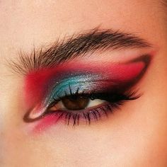 Punk Makeup, Rave Makeup, Magical Makeup, Swag Makeup, Makeup Tut, Red Makeup