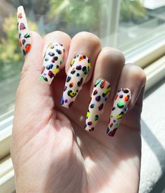 These are the most AMAZING cheetah nails out there! Here, you'll find the best cheetah nails acrylic coffin, colorful cheetah nails, cheetah nail art designs, colorful leopard nails, cheetah nails coffin, cheetah nail designs, plus cheetah print nails coffin, cheetah print nails acrylic long and more! In addition to this, we’ve also featured cute leopard print nails acrylic long, leopard print nail designs, leopard nails coffin and leopard nails designs. Cheetah Print Nails Acrylic, Leopard Print Nails Acrylic, Cheetah Nails Acrylic, Nail Designs Leopard, Leopard Nails Designs