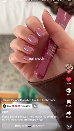 #chrome #chromenailideas #chromenailart #nails #nailart #fallnails #fall Simple Fall/winter Nails, Pink Maroon Nails, Fall Nails Cool Tones, Red Mauve Nails, Fall Gel Extension Nails, Chrome Cherry Mocha Nails, Deep Pink Chrome Nails, Fall Chrome French Tips, Deep Magenta Nails