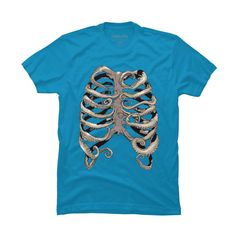 I am no doctor but I think something is very wrong here. I can see your skin moving where your ribs should be and they look to have tentacles. I would go get that checked out sooner than later. Your Rib Is an Octopus was designed by huebucket for Design By Humans. Pick up this Graphic Apparel and support one of our global artists today. Size: small. Color: turquoise. Gender: male. Age Group: adult. Pattern: Skeleton. Material: Cotton. Usa Print, Graphic Tee Design, Huebucket, Graphic Apparel, Men's Graphic T Shirt, Ocean Blue, Tee Design, Blue Ocean, Workout Shorts