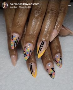 Super Cute Nails, Almond Shape Nails, Dope Nail Designs, Pretty Nail Art, Girls Nails, Fire Nails, Coffin Nails Designs, Chic Nails, Dope Nails